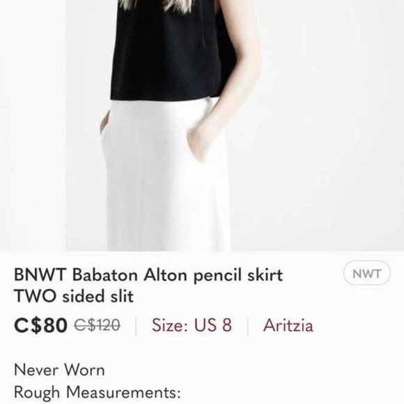 Aritzia Babaton Alton Pencil Skirt - Picture 3 of 3